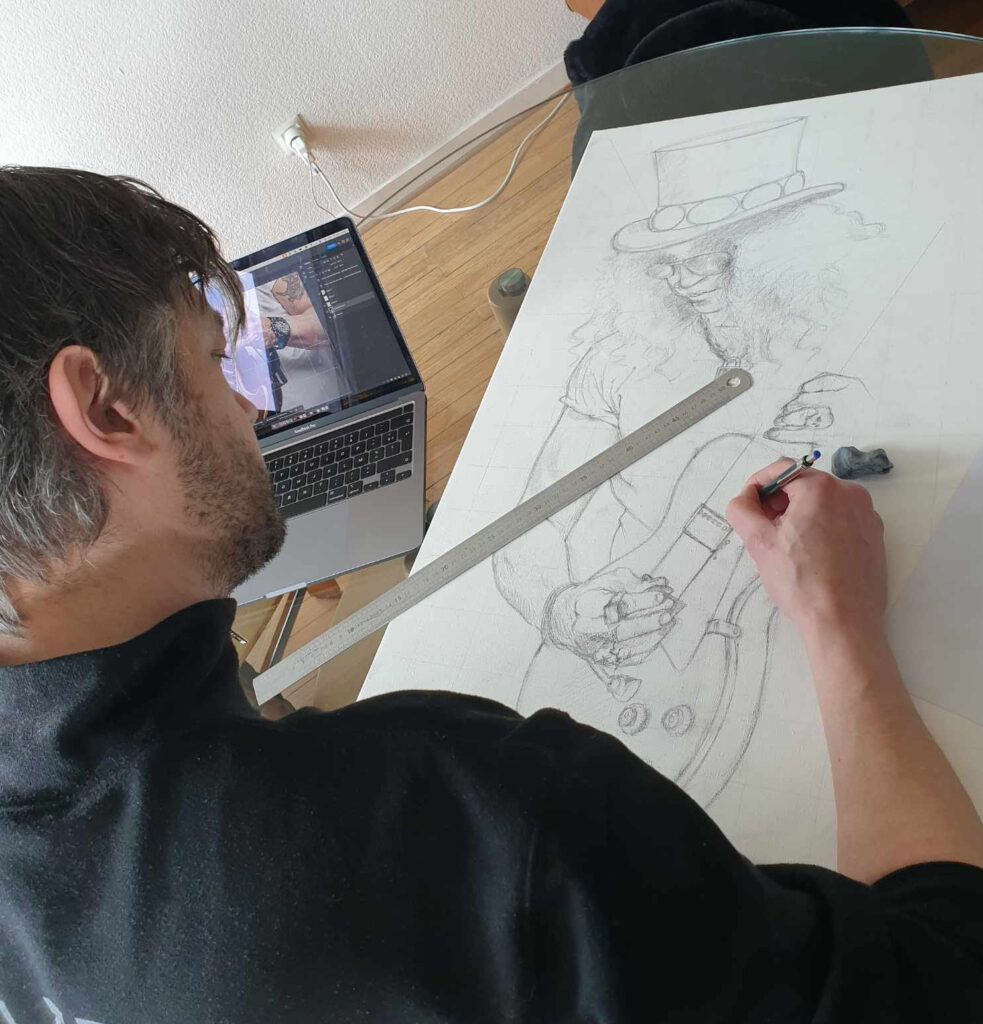 sebastien-sorolla-rolla-artiste-peintre- dessin portrait