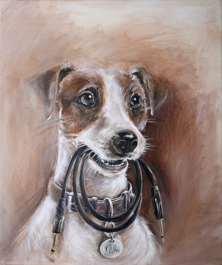 Rolla - Promenade musicale - peinture acrylique