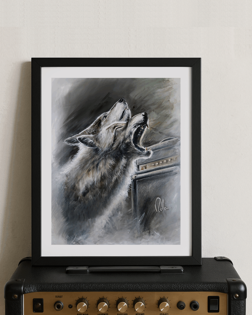 Rage Sonore - Tirage numéroté Fine ART - ROLLA