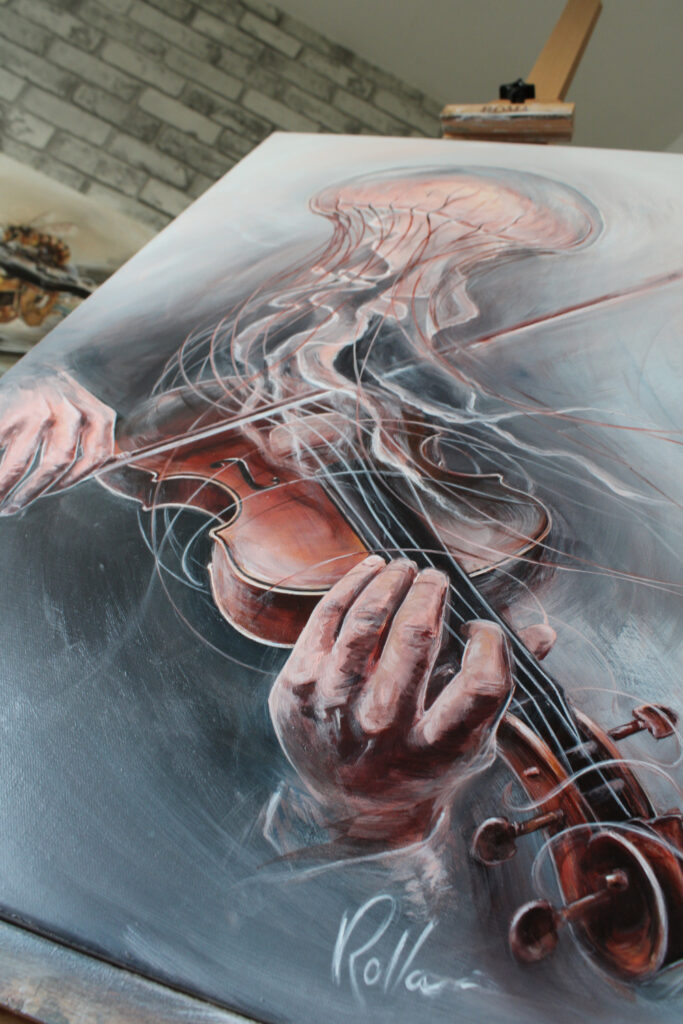 courant harmonique rolla peinture contemporaine musique