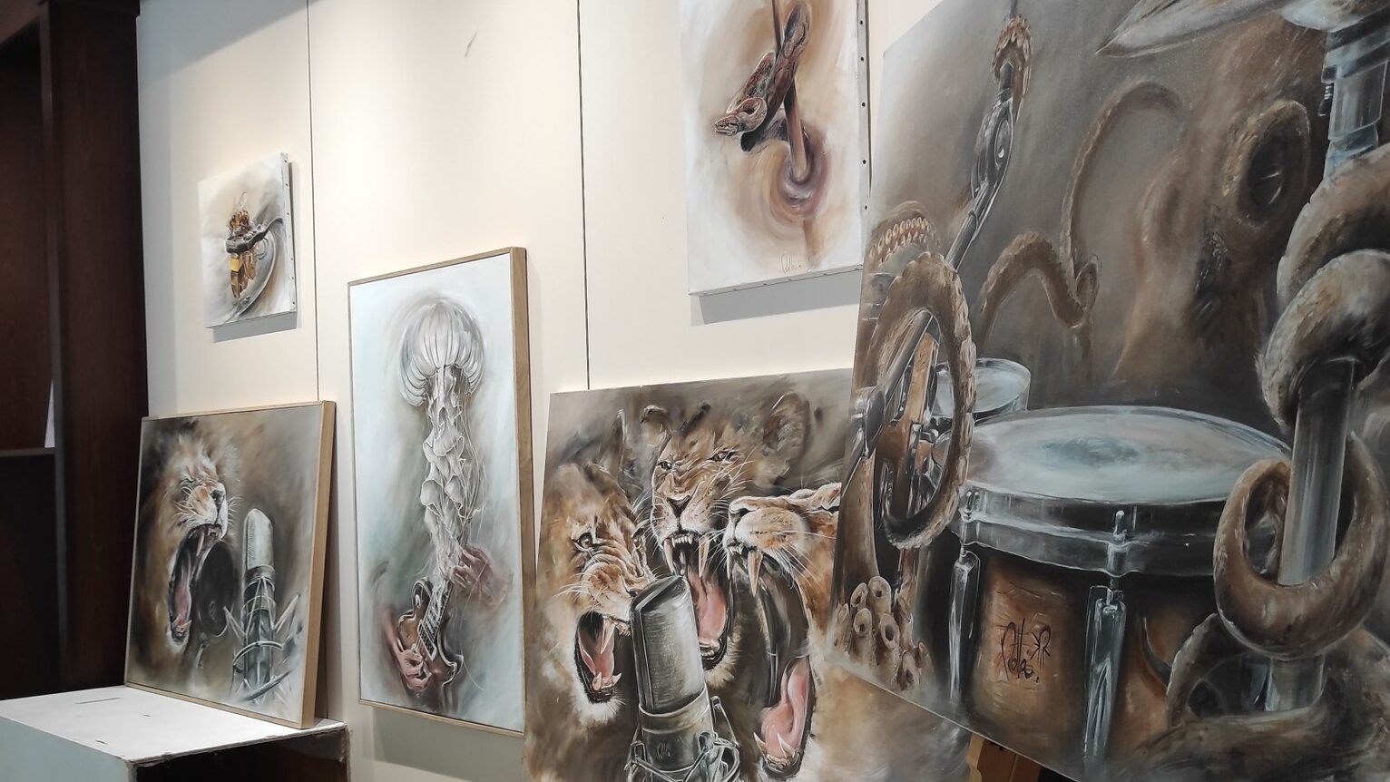 Exposition peinture acrylique Rolla Clermont Ferrand